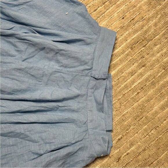 New Free People Convertible Skirt Dress Blue S - Picture 6 of 8